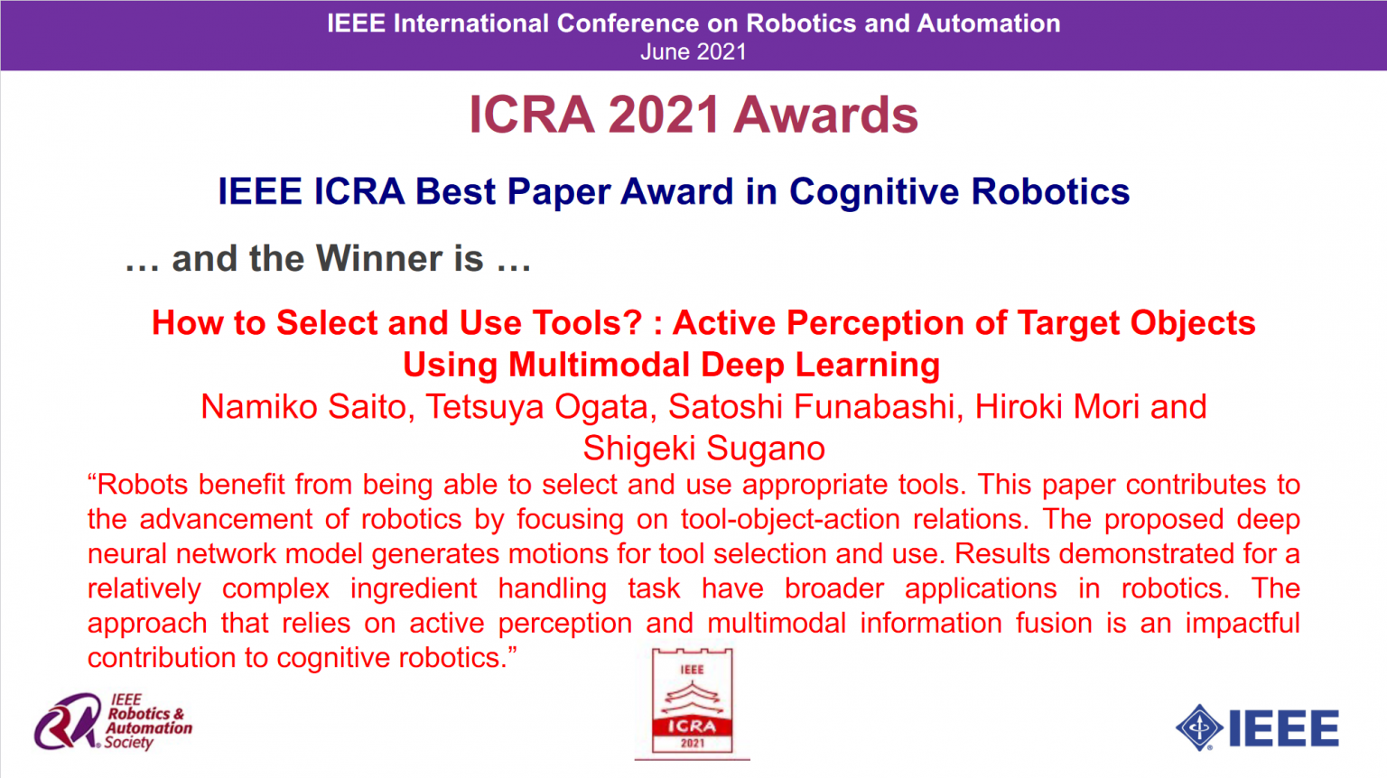 Icra 2025 Best Paper Angela Allan